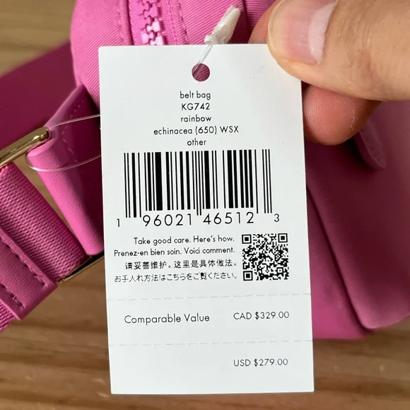♠️Kate Spade Rainbow Collection Belt Bag - Picture 10 of 15